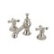 Kingston Brass KC7066AX Vintage 8" Widespread Bathroom Faucet, Polished Nickel KC7066AX - alternate 1
